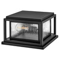 Hinkley Lighting 1008BK-LV Black Small Pier Mount Lantern 12v Image 1