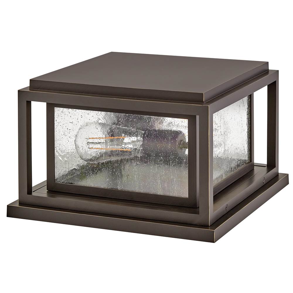 Hinkley Lighting 1008OZ-LV Oil Rubbed Bronze Small Pier Mount Lantern 12v Image 4