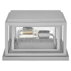 Hinkley Lighting 1008SI-LV Satin Nickel Small Pier Mount Lantern 12v Image 3