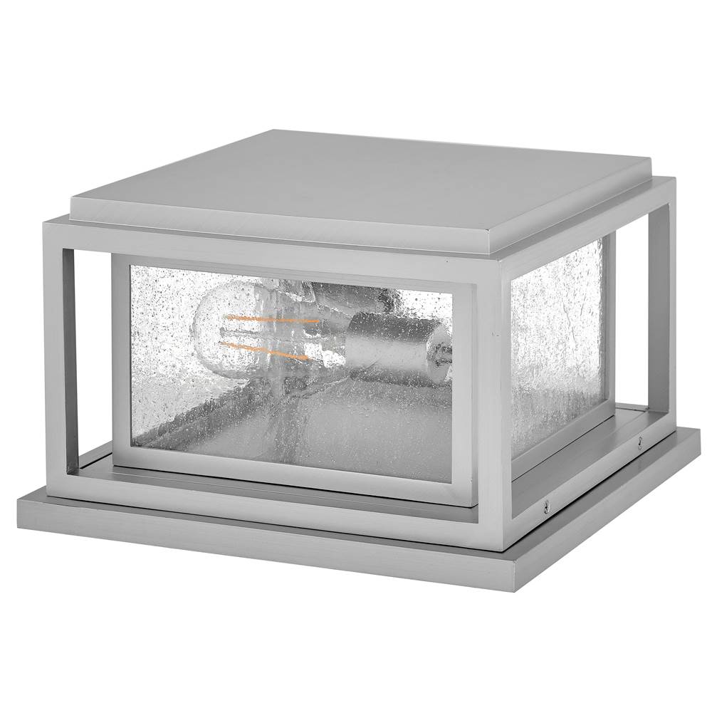 Hinkley Lighting 1008SI-LV Satin Nickel Small Pier Mount Lantern 12v Image 2