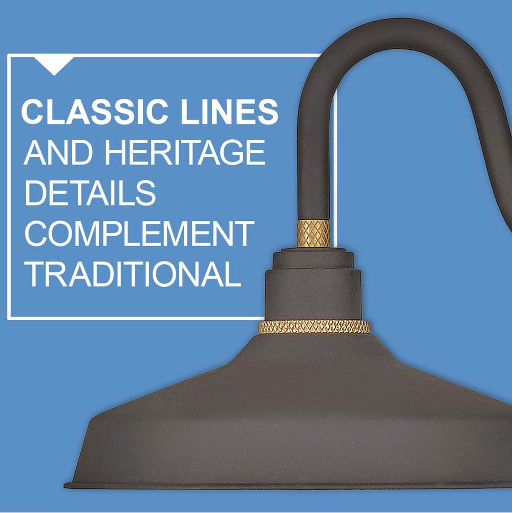 Hinkley Lighting 10231SGN Sage Green Small Gooseneck Barn Light Image 3