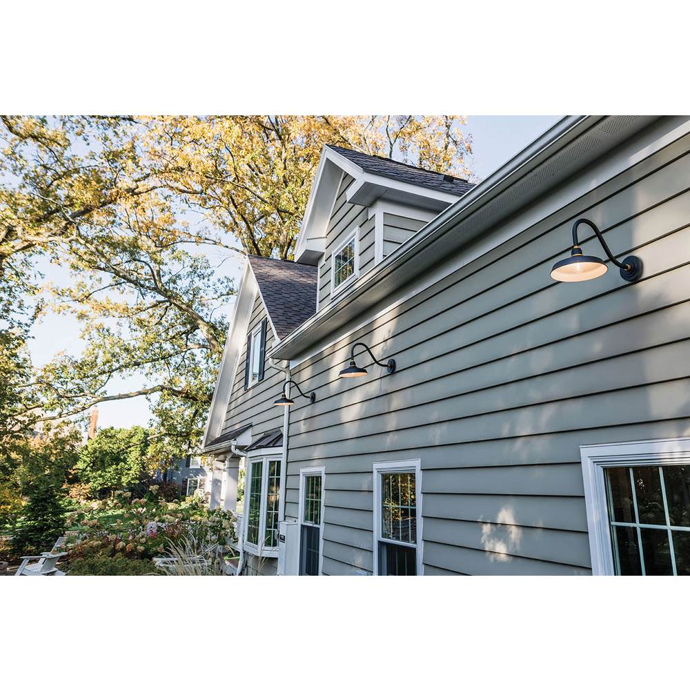 Hinkley Lighting 10342TK Textured Black Medium Gooseneck Barn Light Image 2