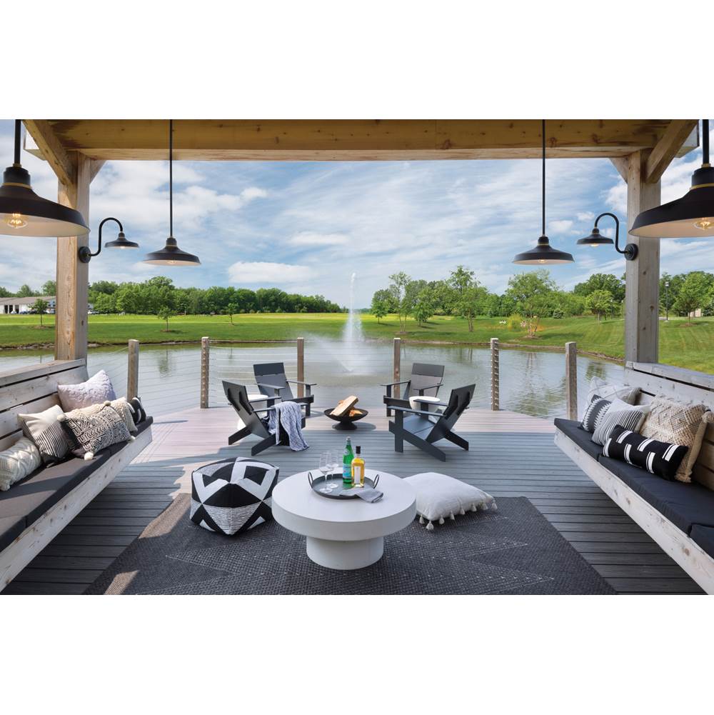Hinkley Lighting 10483TK Textured Black Pendant Barn Light Image 4