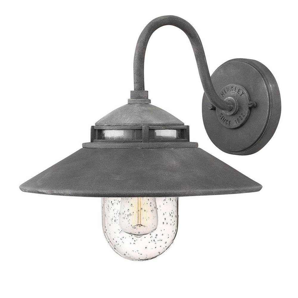 Hinkley Lighting 1110DZ Aged Zinc Small Wall Mount Lantern Image 1