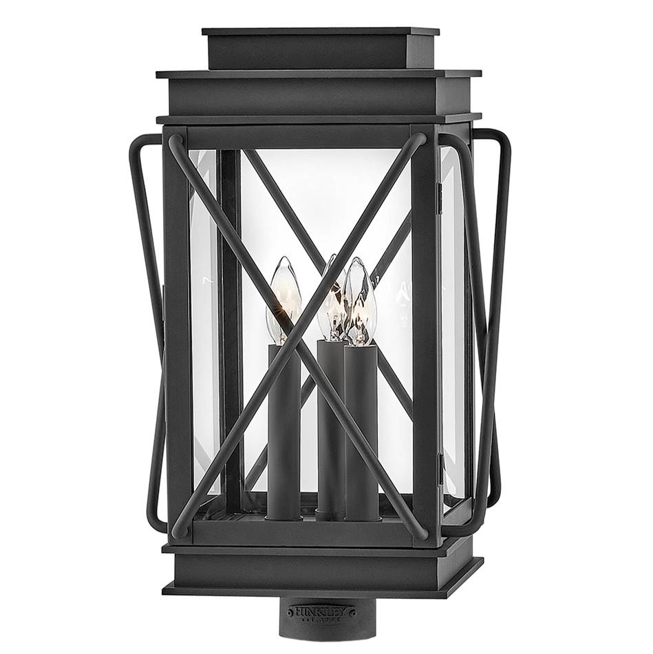 Hinkley Lighting 11191MB Museum Black Medium Post Top Or Pier Mount Lantern Image 1