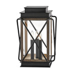 Hinkley Lighting 11197BK Black Medium Pier Mount Lantern Image 1