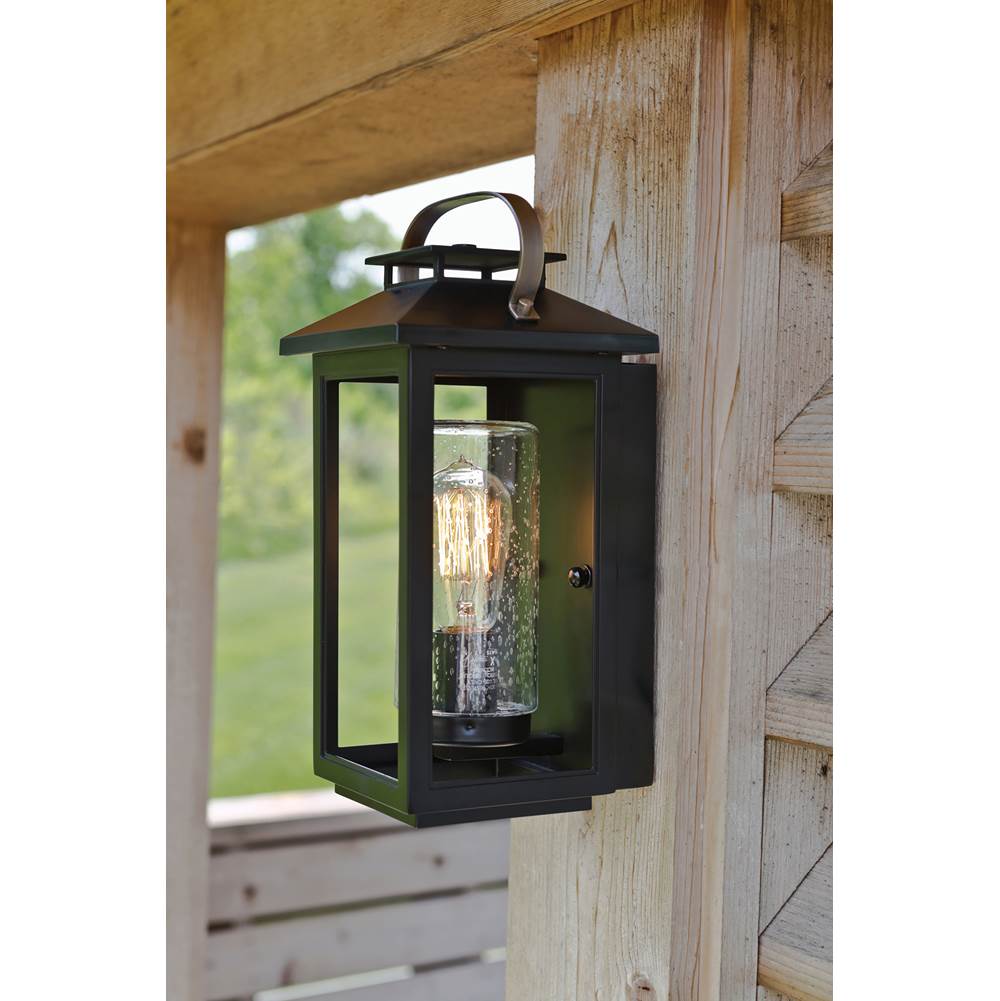 Hinkley Lighting 1160BK-LL Black Small Wall Mount Lantern Image 2