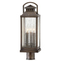 Hinkley Lighting 1181BLB Blackened Brass Medium Post Top Or Pier Mount Lantern Image 1