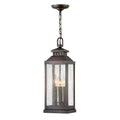Hinkley Lighting 1182BLB Blackened Brass Large Hanging Lantern Image 1