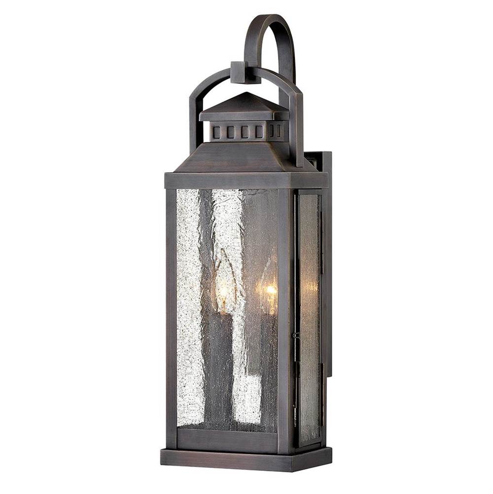 Hinkley Lighting 1184BLB Blackened Brass Medium Wall Mount Lantern Image 1