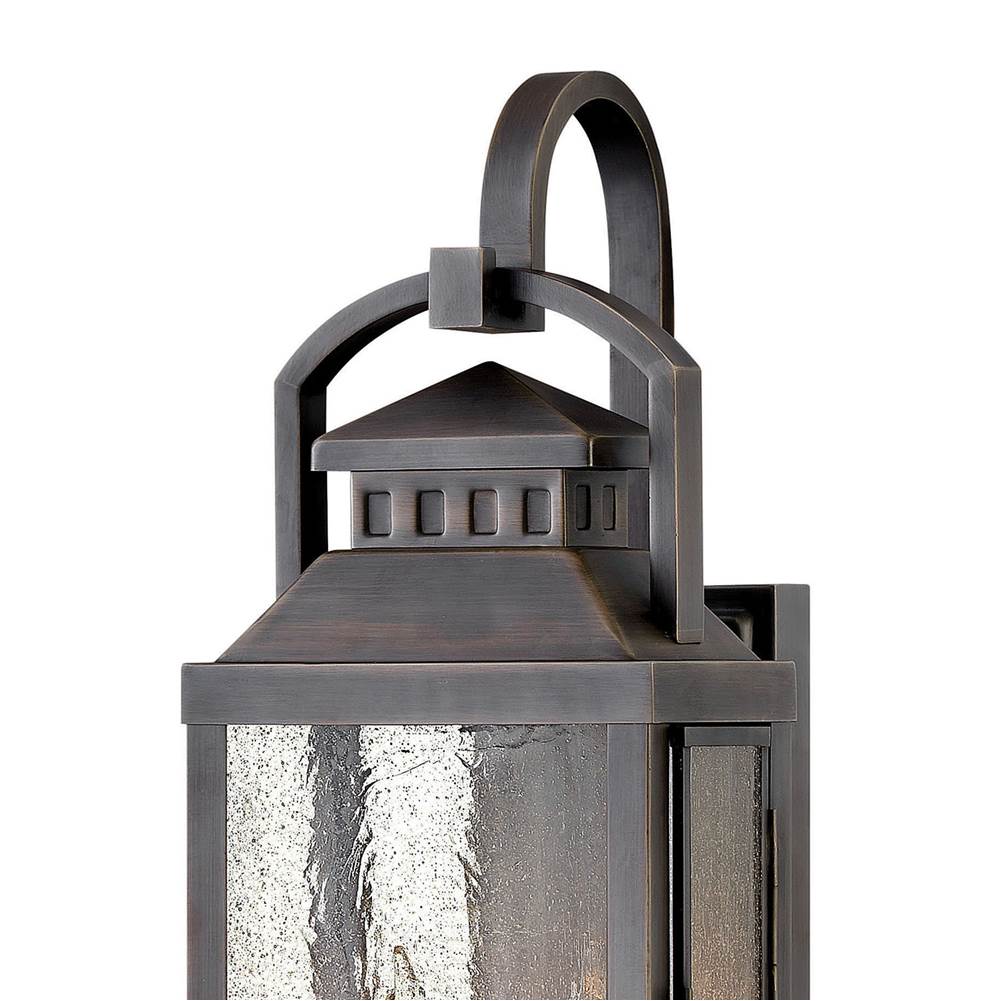 Hinkley Lighting 1184BLB Blackened Brass Medium Wall Mount Lantern Image 3
