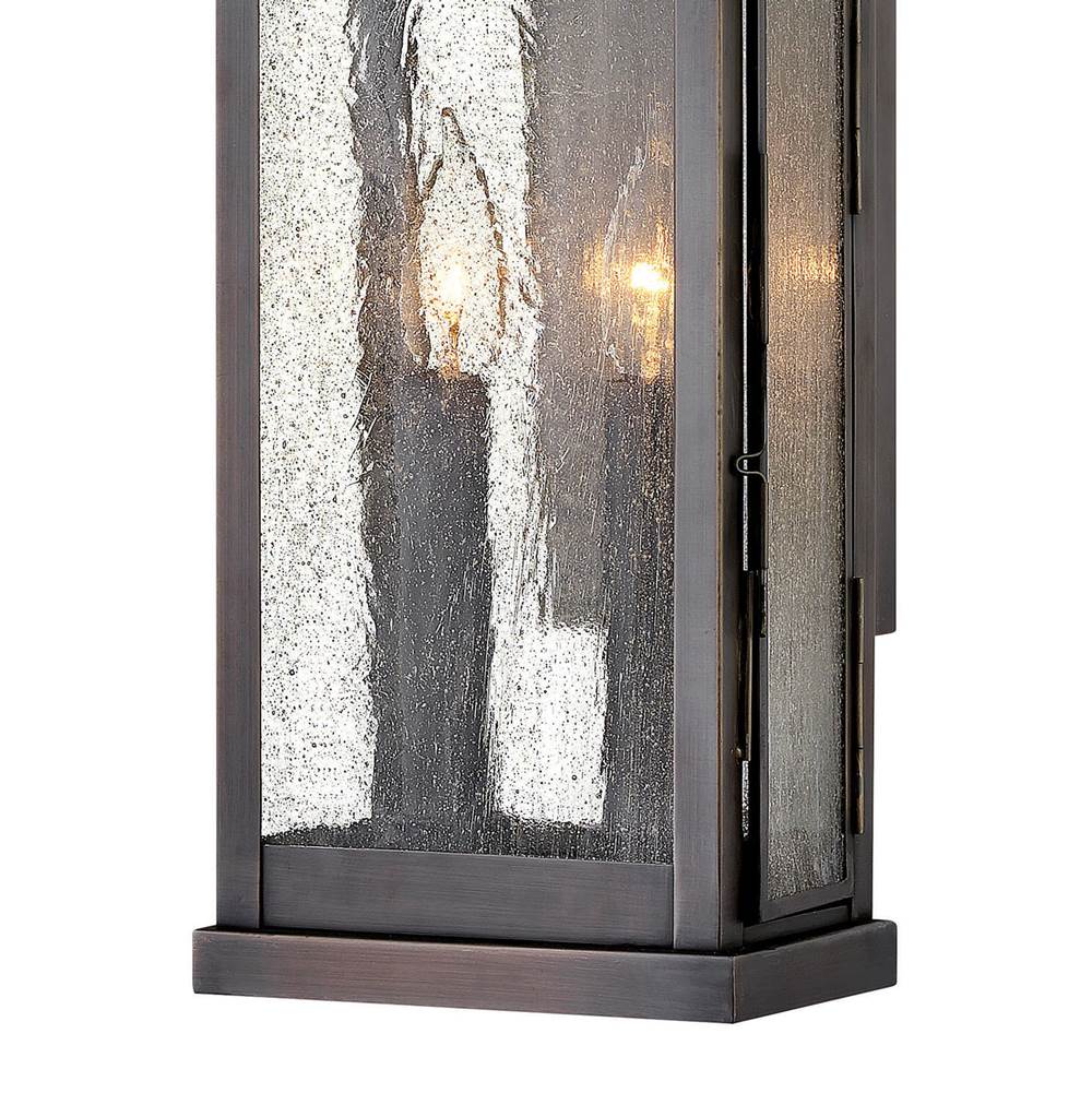 Hinkley Lighting 1184BLB Blackened Brass Medium Wall Mount Lantern Image 2