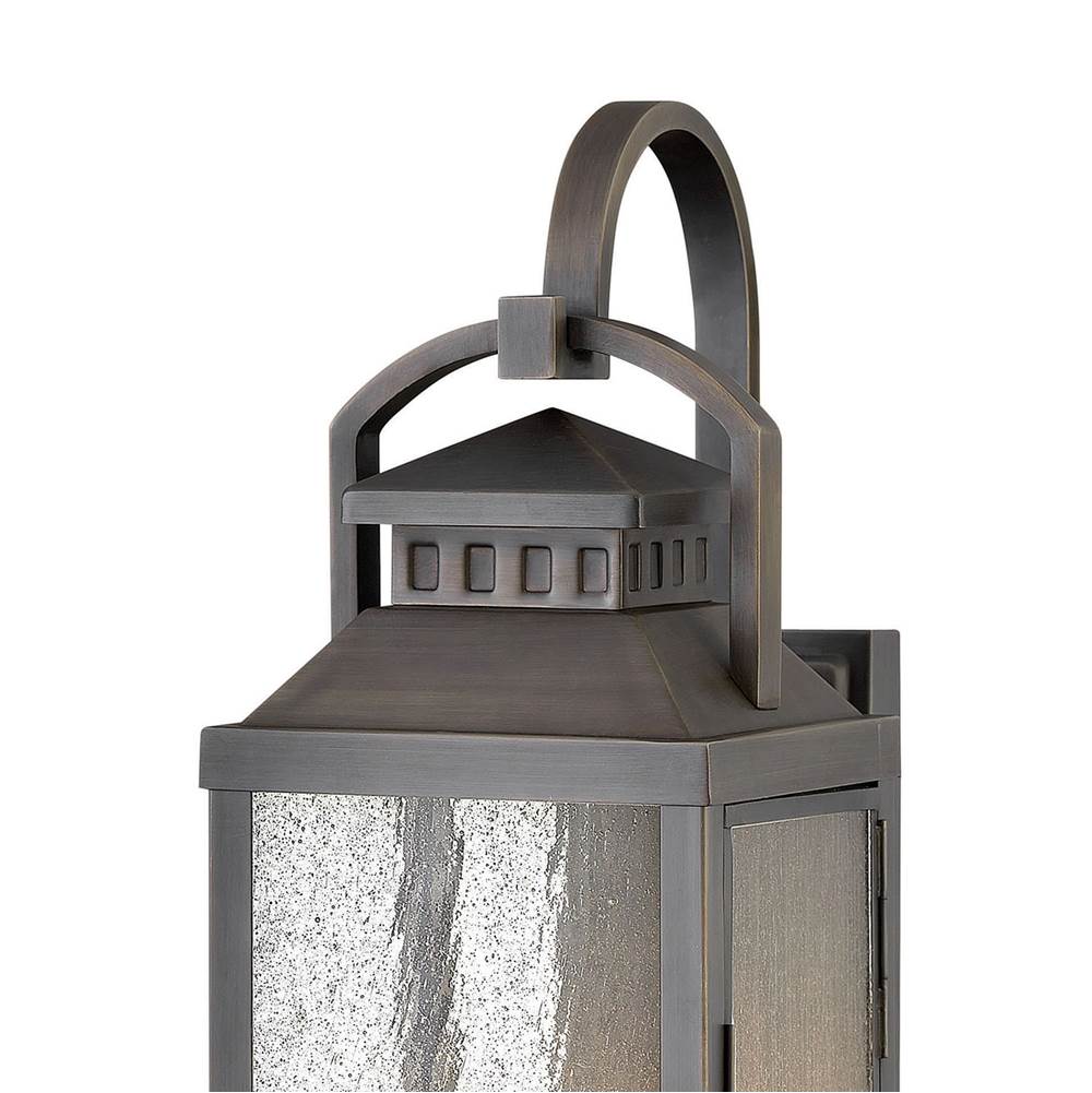 Hinkley Lighting 1185BLB Blackened Brass Large Wall Mount Lantern Image 3