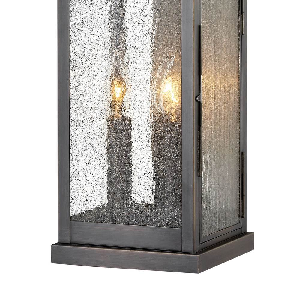 Hinkley Lighting 1185BLB Blackened Brass Large Wall Mount Lantern Image 2