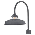 Hinkley Lighting 1191DZ Aged Zinc Medium Post Mount Lantern Image 1
