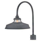 Hinkley Lighting 1191DZ Aged Zinc Medium Post Mount Lantern Image 1