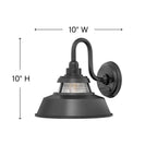 Hinkley Lighting Troyer Medium Wall Mount Lantern