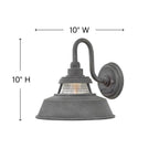 Hinkley Lighting Troyer Medium Wall Mount Lantern