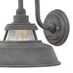 Hinkley Lighting 1194DZ Aged Zinc Medium Wall Mount Lantern Image 2