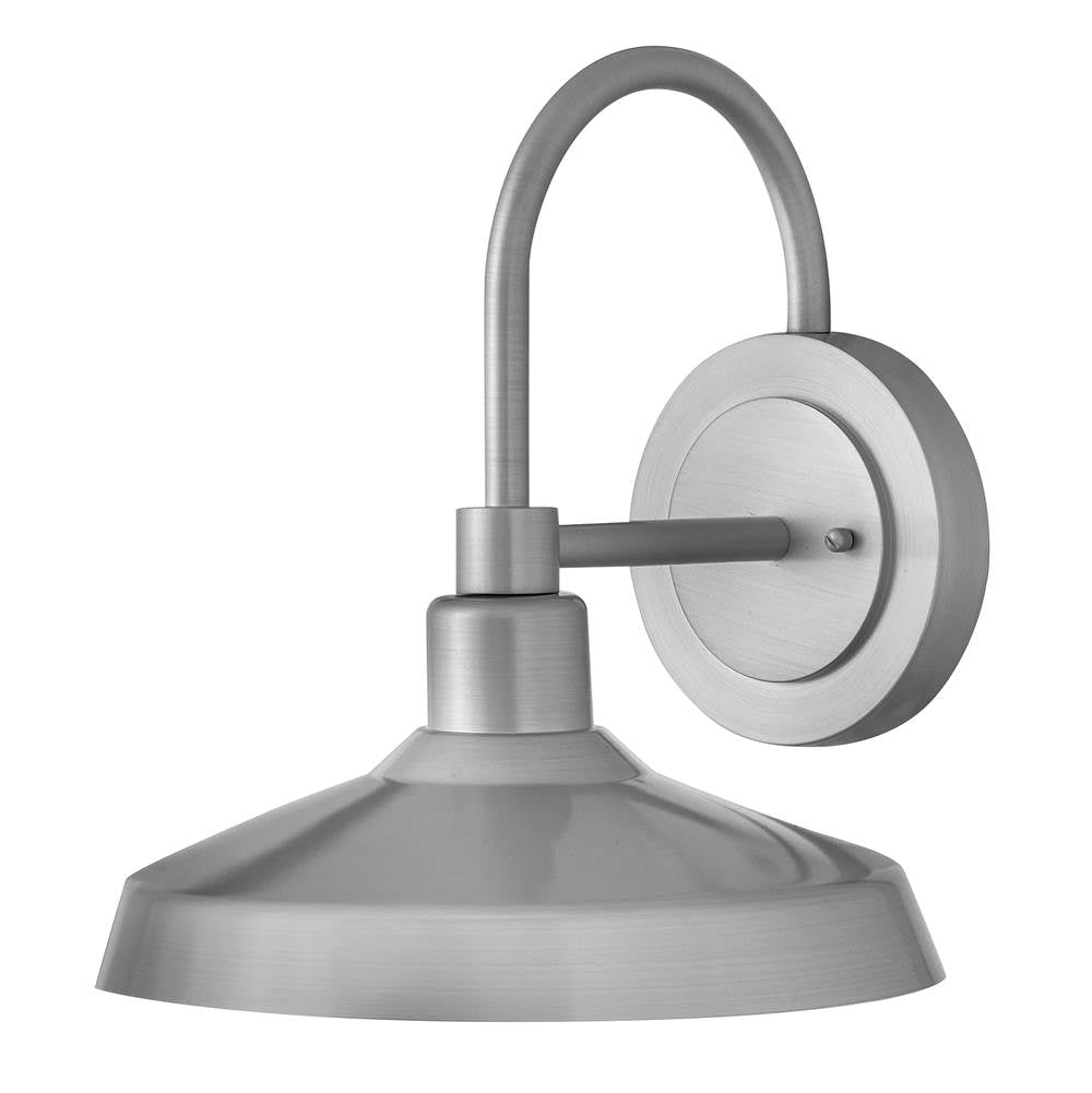 Hinkley Lighting 12075AL Antique Brushed Aluminum Medium Wall Mount Barn Light Image 1