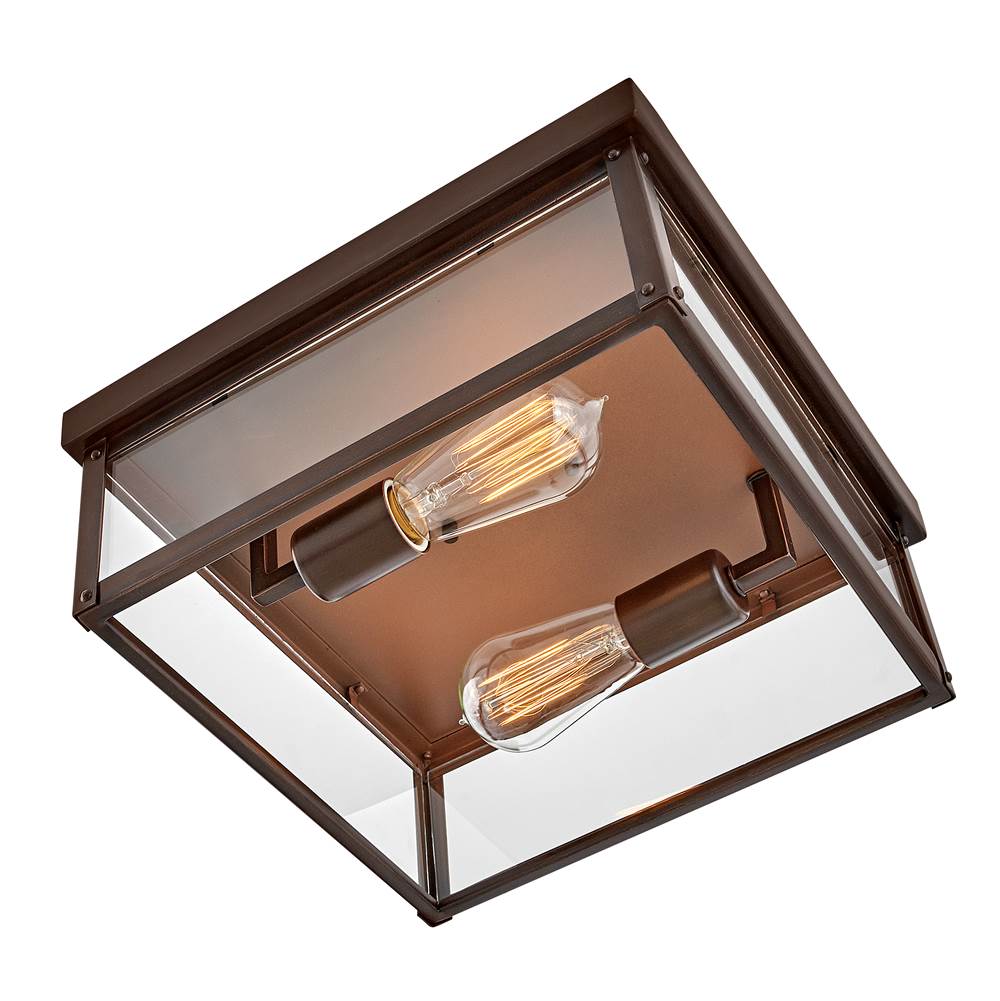 Hinkley Lighting 12193BLC Blackened Copper Medium Flush Mount Image 6