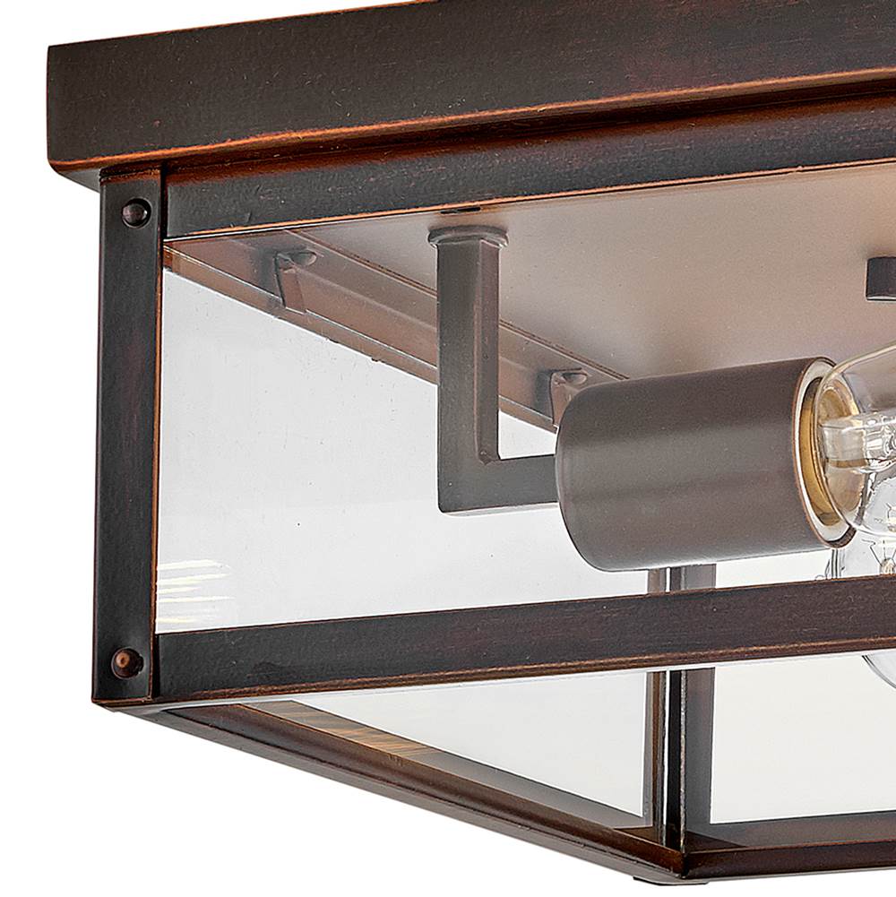Hinkley Lighting 12193BLC Blackened Copper Medium Flush Mount Image 4
