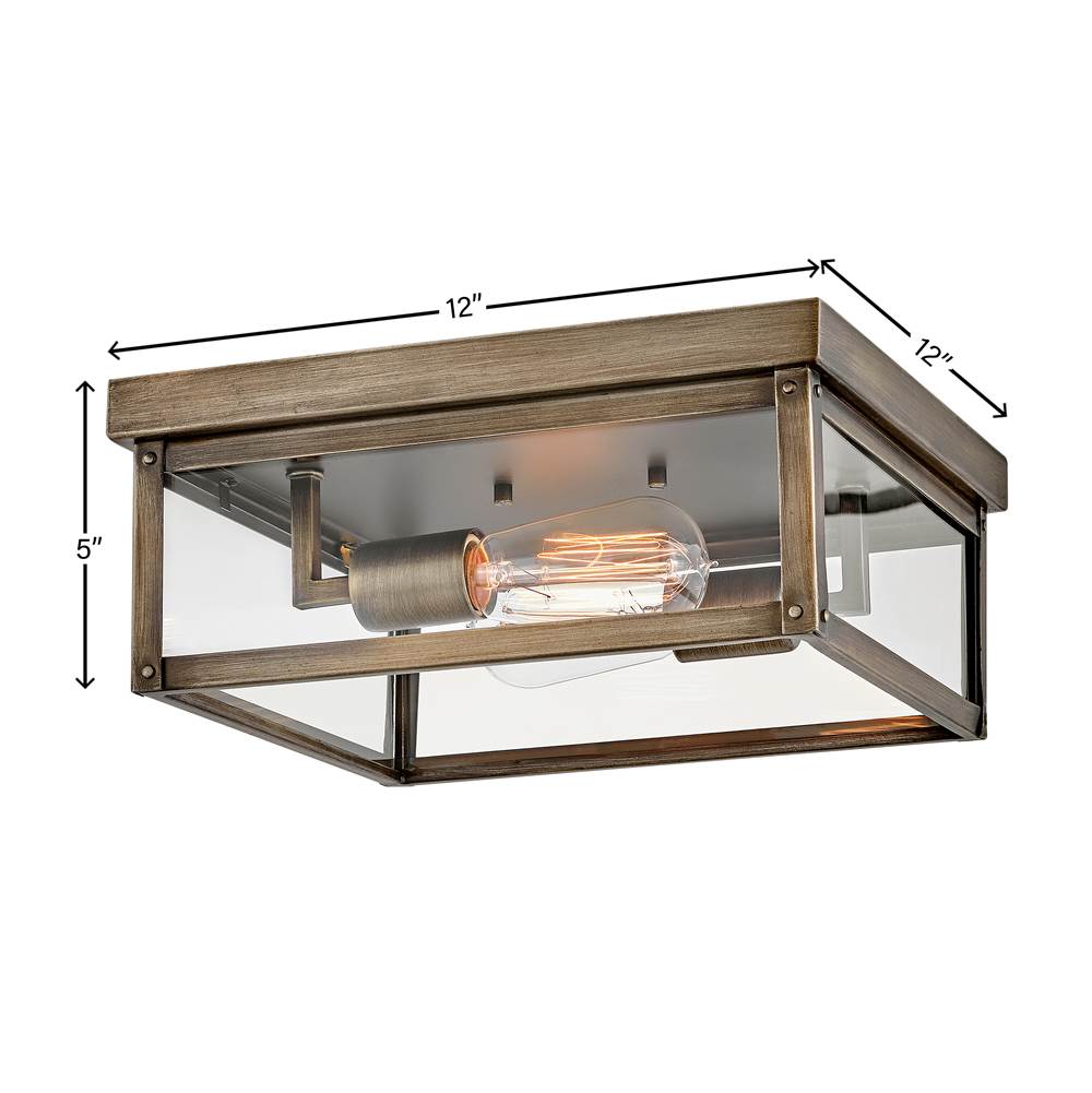 Hinkley Lighting 12193BU Burnished Bronze Medium Flush Mount Image 3