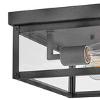 Hinkley Lighting 12193DZ Aged Zinc Medium Flush Mount Image 4