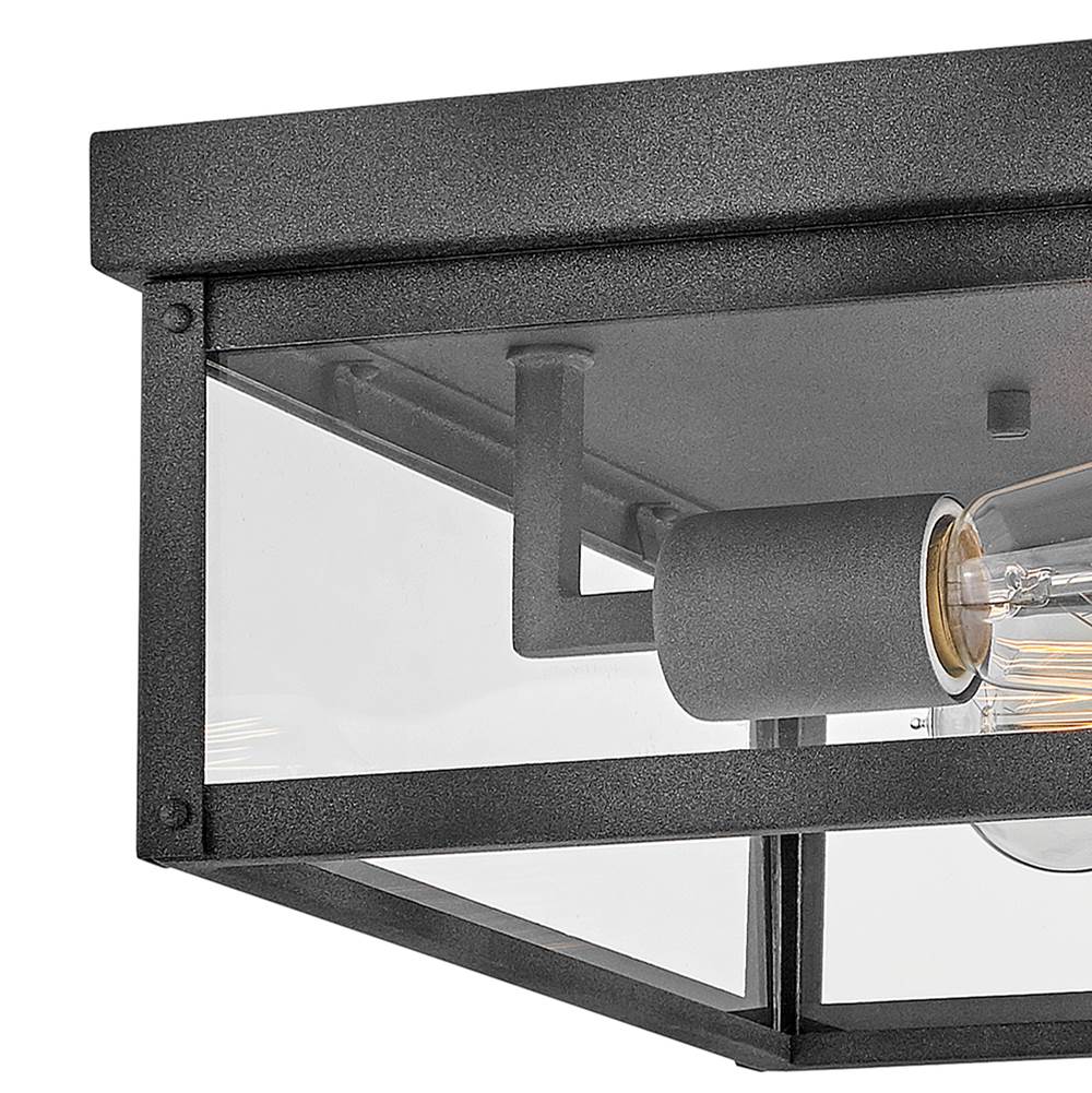 Hinkley Lighting 12193DZ Aged Zinc Medium Flush Mount Image 4