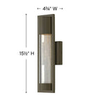 Hinkley Lighting Mist Small Wall Mount Lantern