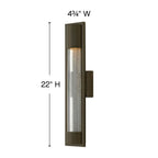 Hinkley Lighting Mist Medium Wall Mount Lantern