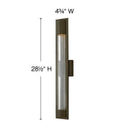 Hinkley Lighting Mist Large Wall Mount Lantern