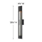 Hinkley Lighting Mist Large Wall Mount Lantern
