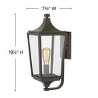 Hinkley Lighting Jaymes Medium Wall Mount Lantern