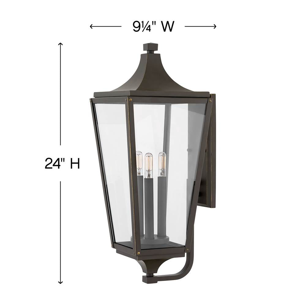 Hinkley Lighting Jaymes Large Wall Mount Lantern