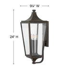 Hinkley Lighting Jaymes Large Wall Mount Lantern
