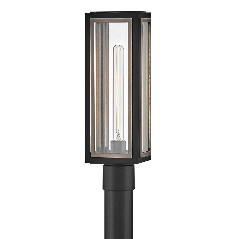 Hinkley Lighting 12981BK Black Medium Post Mount Lantern Image 1