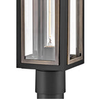 Hinkley Lighting 12981BK Black Medium Post Mount Lantern Image 4