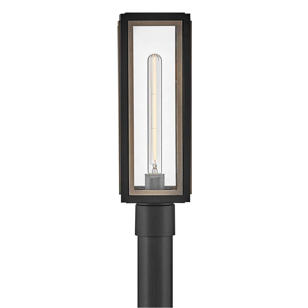 Hinkley Lighting 12981BK Black Medium Post Mount Lantern Image 2