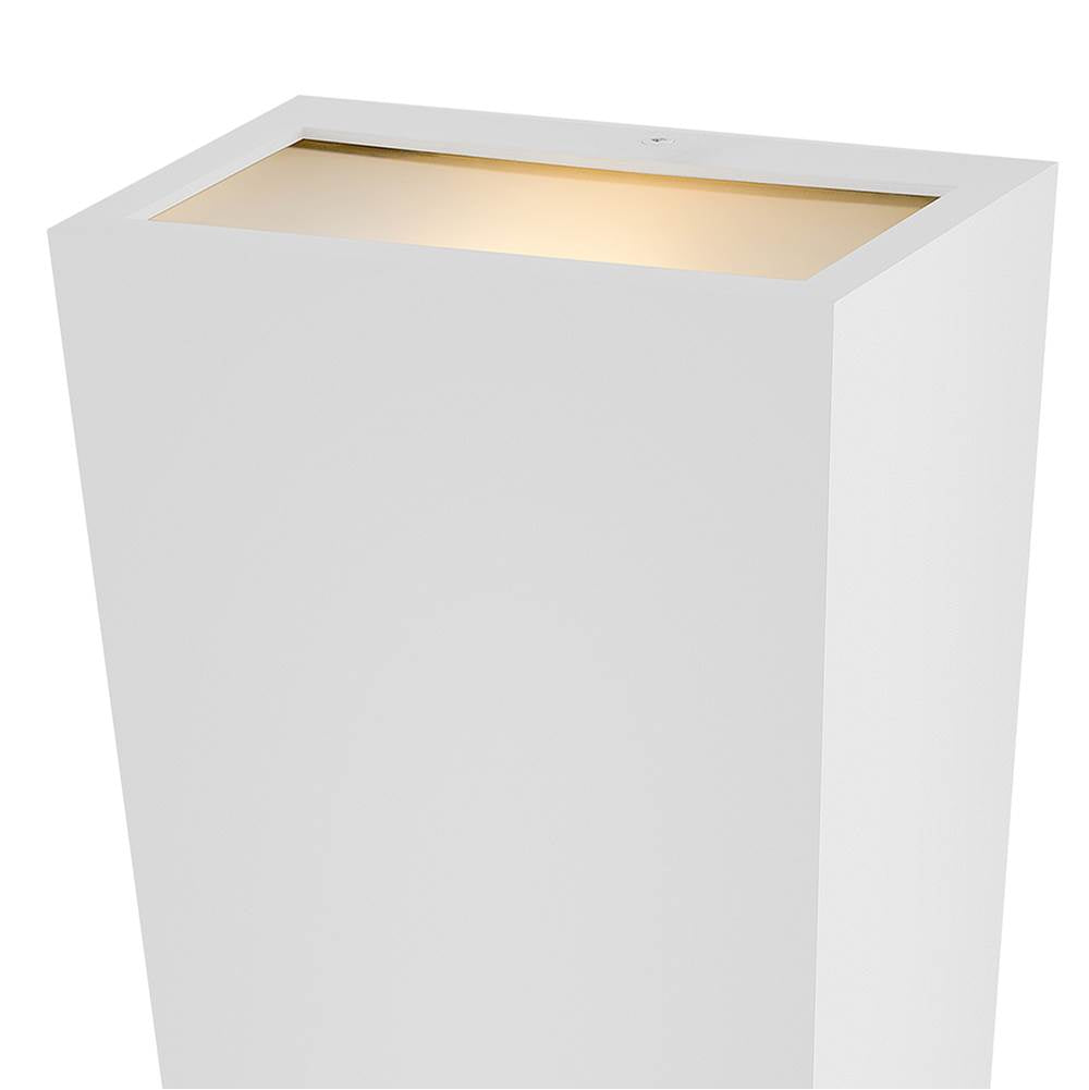 Hinkley Lighting 13020TW-LL Textured White Small Wall Mount Lantern Image 4