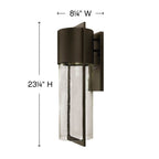Hinkley Lighting Shelter Large Wall Mount Lantern