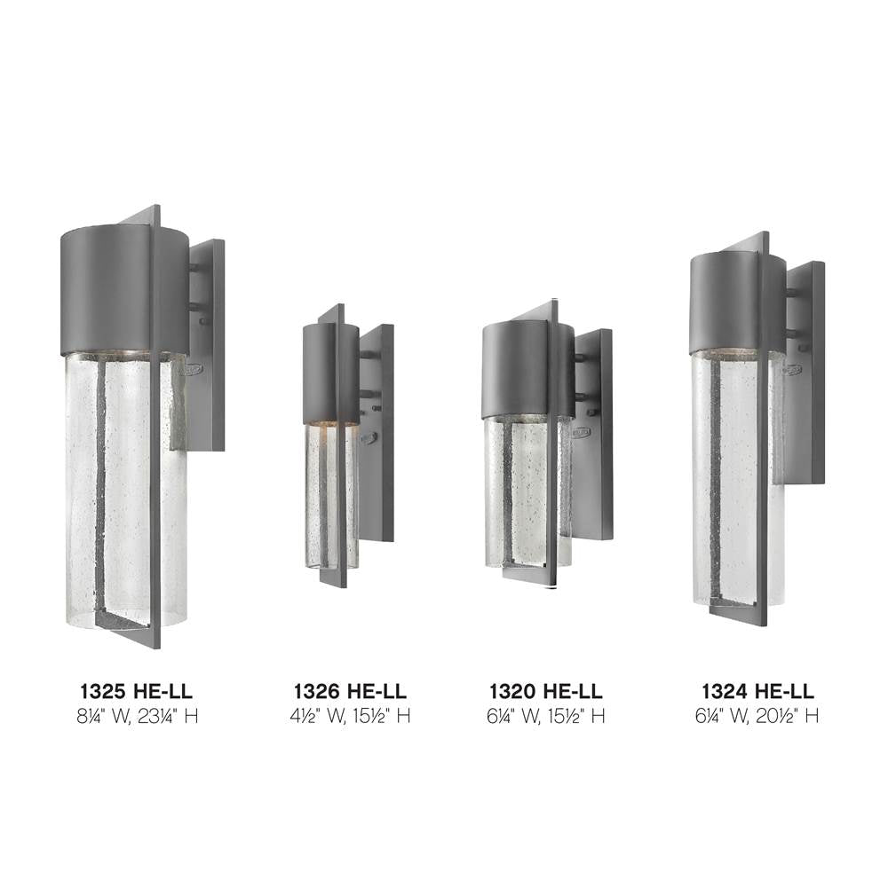 Hinkley Lighting 1326HE-LL Hematite Extra Small Wall Mount Lantern Image 4
