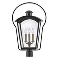 Hinkley Lighting 13301BK Black Large Post Top Or Pier Mount Lantern Image 1