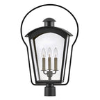 Hinkley Lighting 13301BK Black Large Post Top Or Pier Mount Lantern Image 1