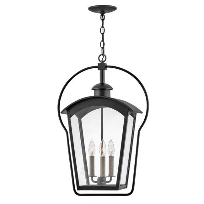 Hinkley Lighting 13302BK Black Large Hanging Lantern Image 1