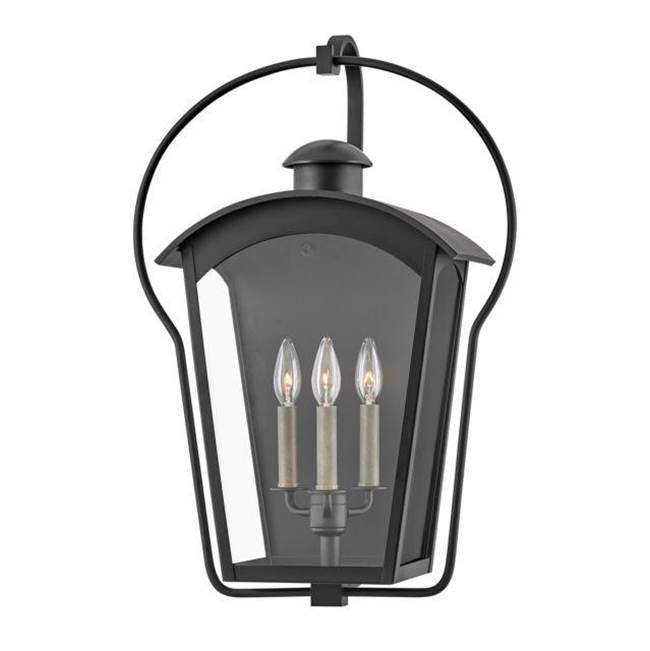 Hinkley Lighting 13303BK Black Large Wall Mount Lantern Image 1