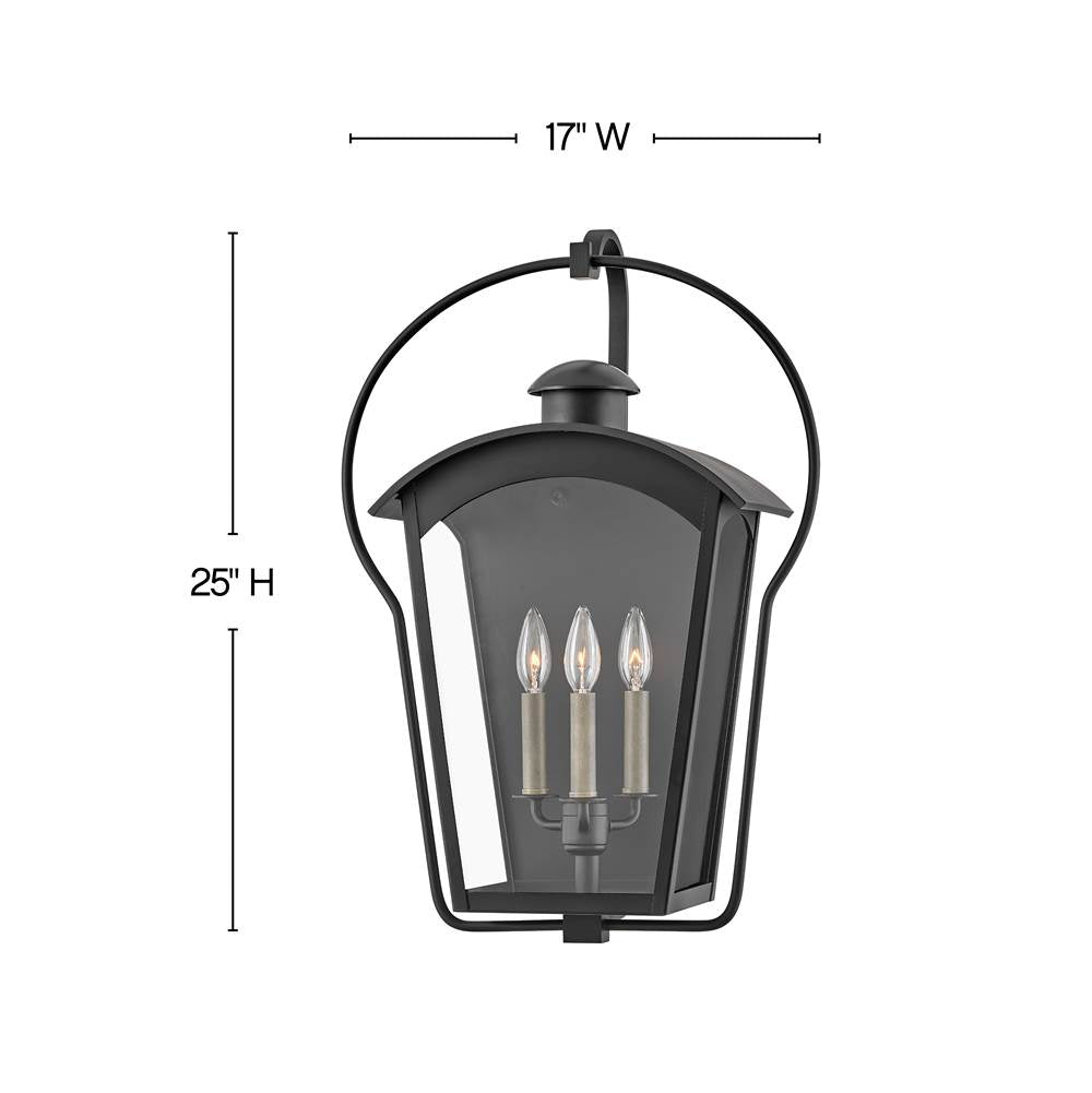 Hinkley Lighting Yale Large Wall Mount Lantern