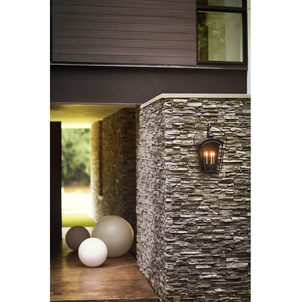 Hinkley Lighting 13303BK Black Large Wall Mount Lantern Image 6