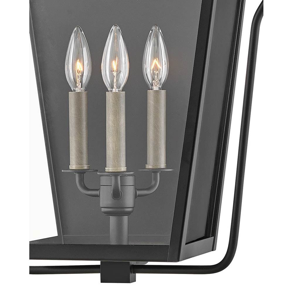 Hinkley Lighting 13303BK Black Large Wall Mount Lantern Image 3