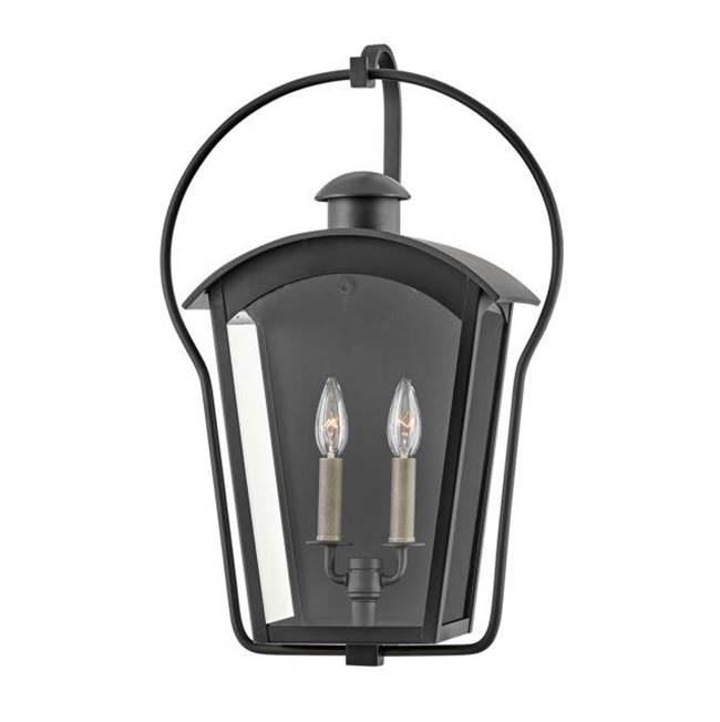 Hinkley Lighting 13304BK Black Medium Wall Mount Lantern Image 1
